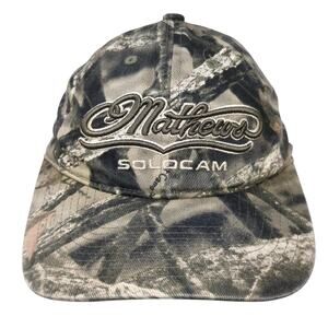 Mathews Solo Cam Strapback Baseball Hat Multi One Size Camo Hunting